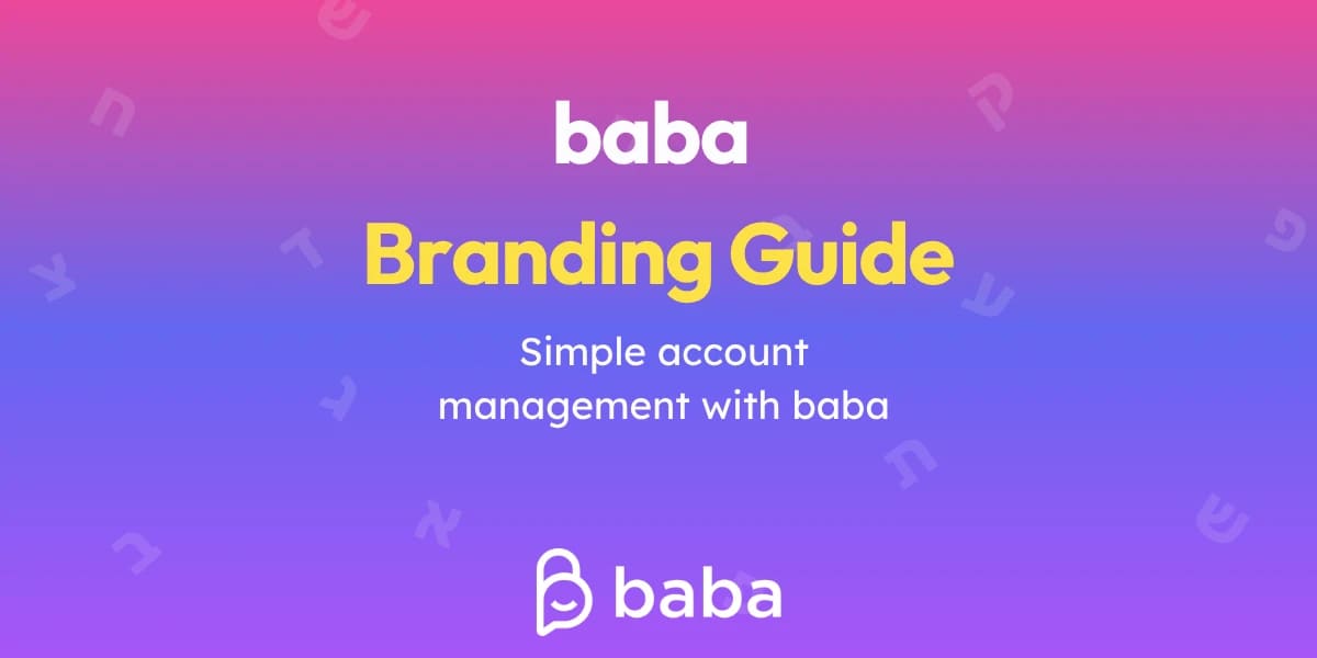 Brand Guide (Logos, Colors, Voice) - baba
